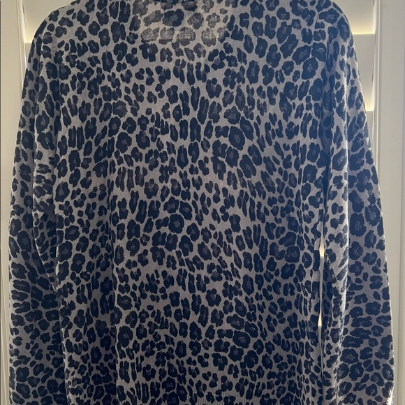 Leopard cardigan from croft & barrow. Size small. - Picture 3 of 3